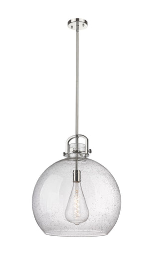 Downtown Urban One Light Pendant Polished Nickel
