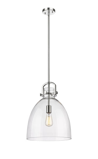 Downtown Urban One Light Pendant Polished Nickel