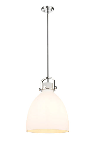 Downtown Urban One Light Pendant Polished Nickel