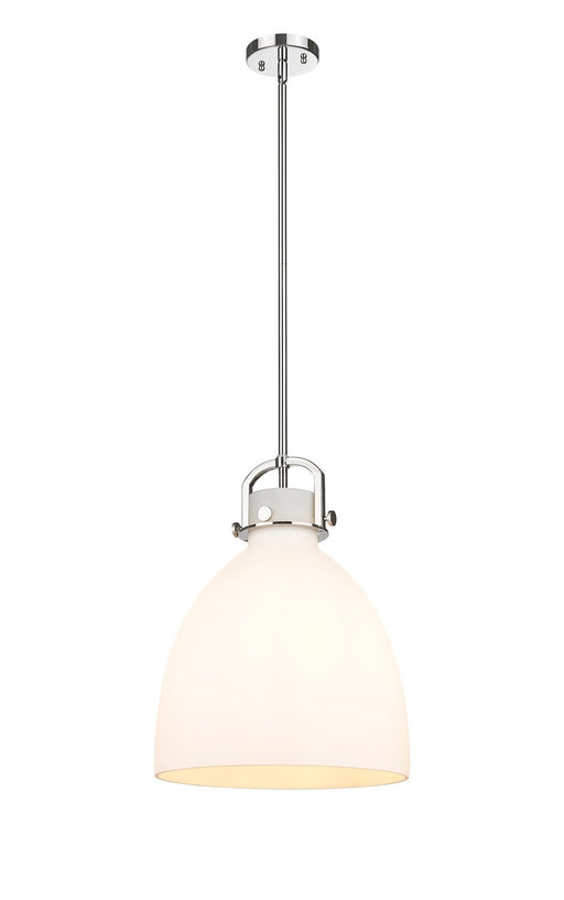 Innovations - 410-1SL-PN-G412-14WH - One Light Pendant - Downtown Urban - Polished Nickel