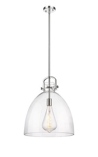 Downtown Urban One Light Pendant Polished Nickel