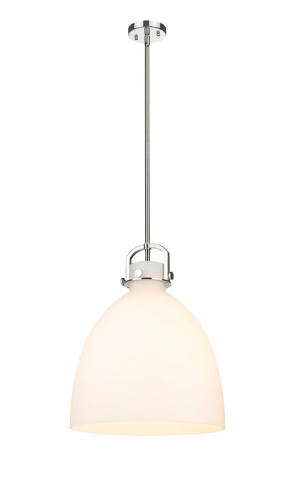 Innovations - 410-1SL-PN-G412-16WH - One Light Pendant - Downtown Urban - Polished Nickel