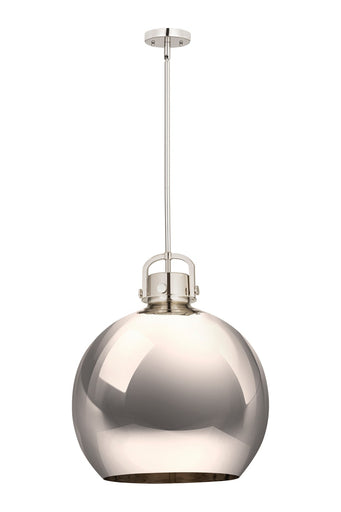 Downtown Urban One Light Pendant Polished Nickel