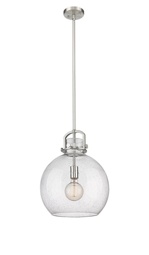Downtown Urban One Light Pendant Satin Nickel