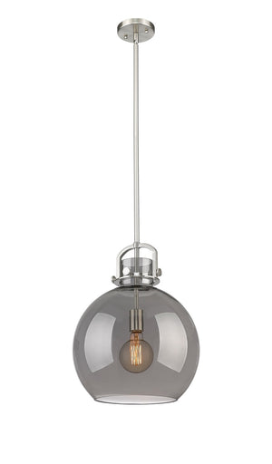 Downtown Urban One Light Pendant Satin Nickel
