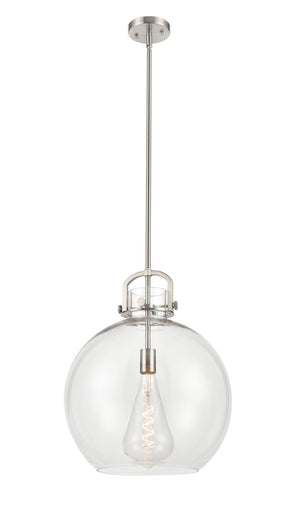 Downtown Urban One Light Pendant Satin Nickel
