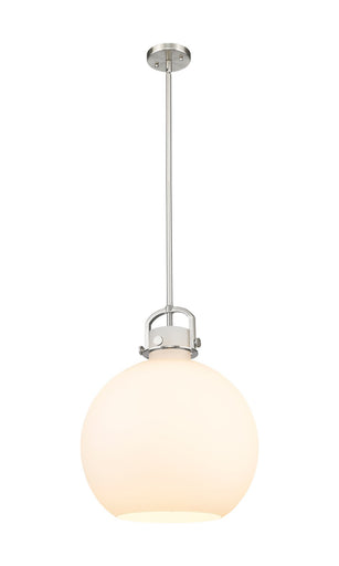 Downtown Urban One Light Pendant Satin Nickel