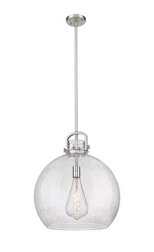 Downtown Urban One Light Pendant Satin Nickel