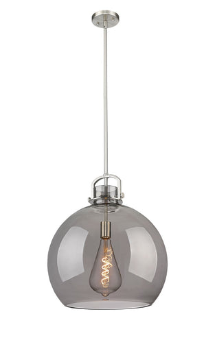 Downtown Urban One Light Pendant Satin Nickel