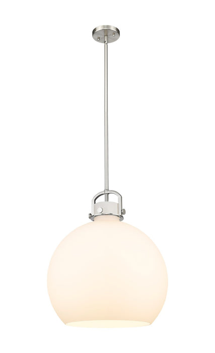 Innovations - 410-1SL-SN-G410-18WH - One Light Pendant - Downtown Urban - Satin Nickel