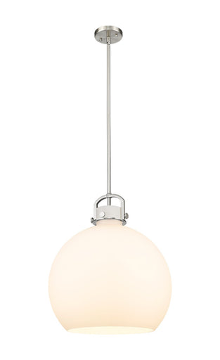 Downtown Urban One Light Pendant Satin Nickel