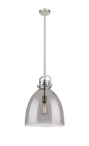 Downtown Urban One Light Pendant Satin Nickel