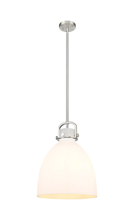 Innovations - 410-1SL-SN-G412-14WH - One Light Pendant - Downtown Urban - Satin Nickel