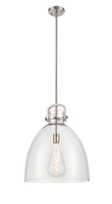 Innovations - 410-1SL-SN-G412-16CL - One Light Pendant - Downtown Urban - Satin Nickel