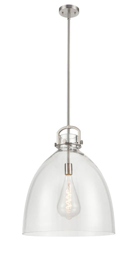 Downtown Urban One Light Pendant Satin Nickel