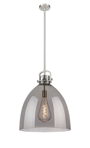 Downtown Urban One Light Pendant Satin Nickel