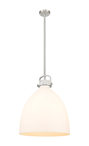 Downtown Urban One Light Pendant Satin Nickel