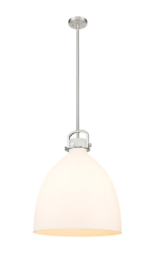 Innovations - 410-1SL-SN-G412-18WH - One Light Pendant - Downtown Urban - Satin Nickel