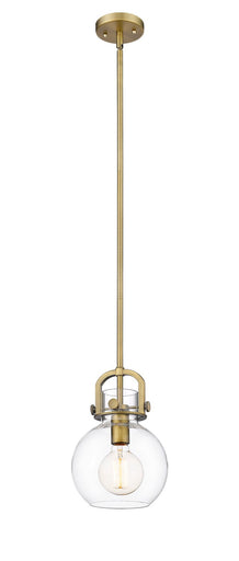 Downtown Urban One Light Pendant Brushed Brass