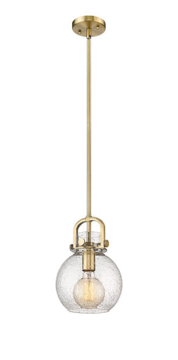 Downtown Urban One Light Pendant Brushed Brass