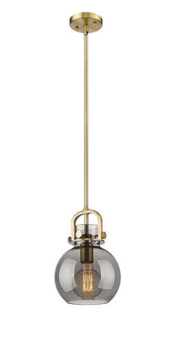 Downtown Urban One Light Pendant Brushed Brass