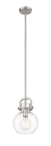 Downtown Urban One Light Pendant Satin Nickel