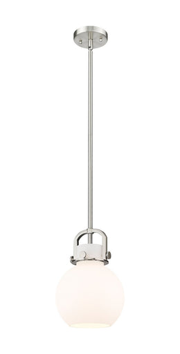 Downtown Urban One Light Pendant Satin Nickel