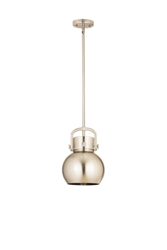 Downtown Urban One Light Pendant Satin Nickel