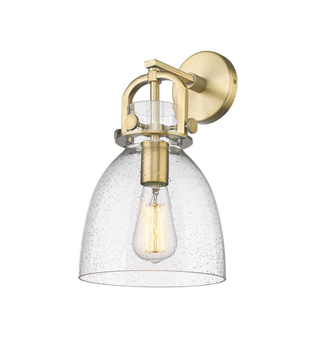 Downtown Urban One Light Wall Sconce Brushed Brass