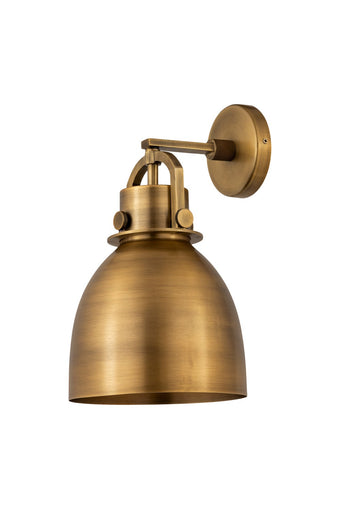 Downtown Urban One Light Wall Sconce Brushed Brass