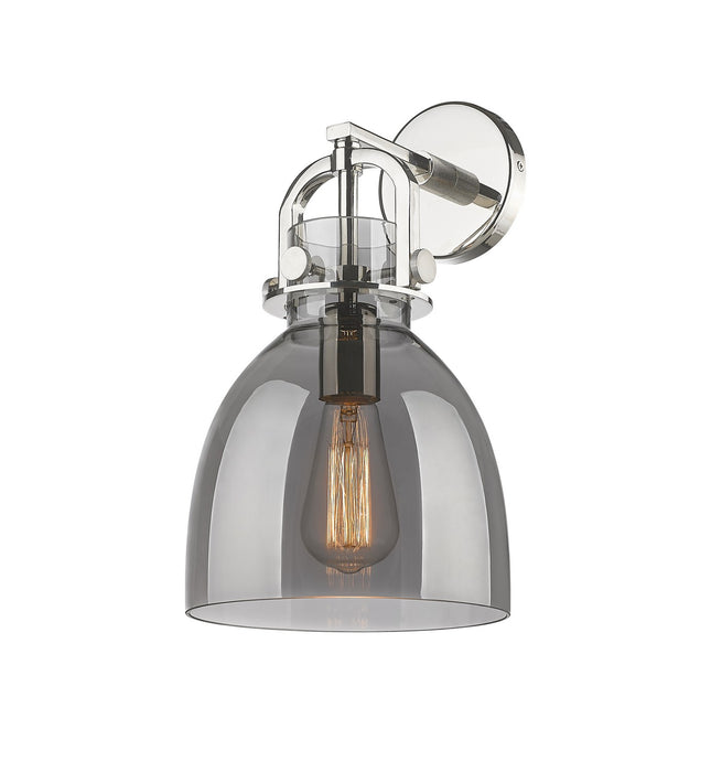Innovations - 410-1W-PN-G412-8SM - One Light Wall Sconce - Downtown Urban - Polished Nickel