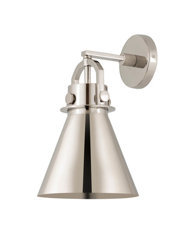 Downtown Urban One Light Wall Sconce Polished Nickel