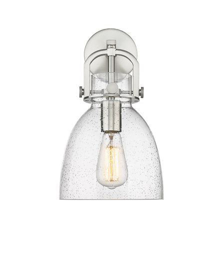 Downtown Urban One Light Wall Sconce Satin Nickel