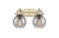 Innovations - 410-2W-BB-G410-7SM - Two Light Bath Vanity - Newton - Brushed Brass