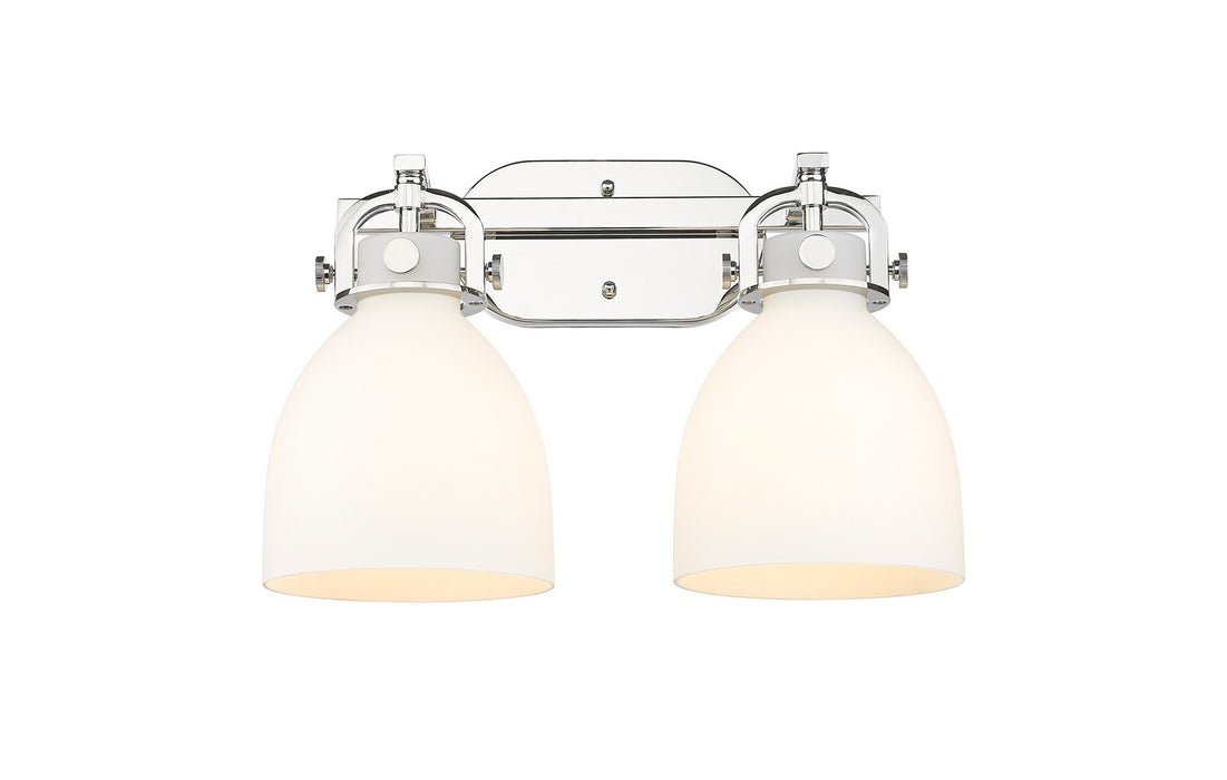 Innovations - 410-2W-PN-G412-7WH - Two Light Bath Vanity - Downtown Urban - Polished Nickel