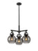 Innovations - 410-3CR-BK-G410-7SM - Three Light Pendant - Downtown Urban - Matte Black