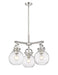 Innovations - 410-3CR-PN-G410-7CL - Three Light Pendant - Downtown Urban - Polished Nickel