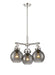 Innovations - 410-3CR-PN-G410-7SM - Three Light Pendant - Downtown Urban - Polished Nickel