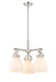 Innovations - 410-3CR-PN-G412-7WH - Three Light Pendant - Downtown Urban - Polished Nickel