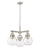 Innovations - 410-3CR-SN-G410-7CL - Three Light Pendant - Downtown Urban - Satin Nickel