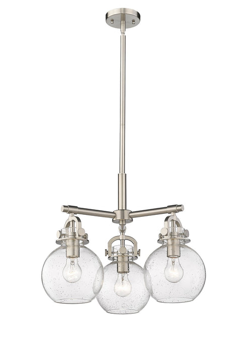 Innovations - 410-3CR-SN-G410-7SDY - Three Light Pendant - Downtown Urban - Satin Nickel