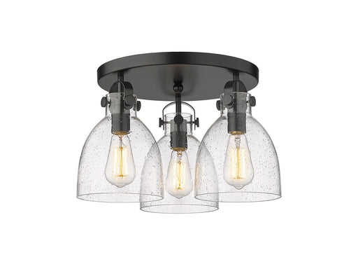 Downtown Urban Three Light Flush Mount