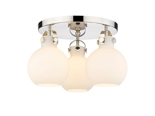 Downtown Urban Three Light Flush Mount