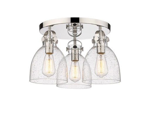 Downtown Urban Three Light Flush Mount