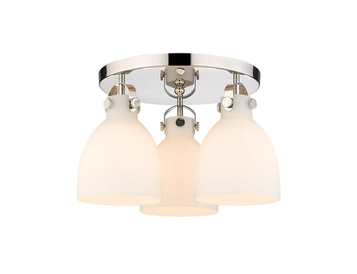 Downtown Urban Three Light Flush Mount