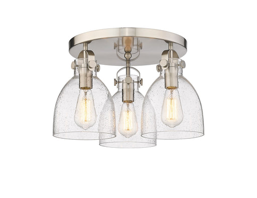 Downtown Urban Three Light Flush Mount