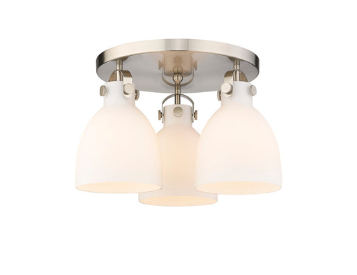 Downtown Urban Three Light Flush Mount