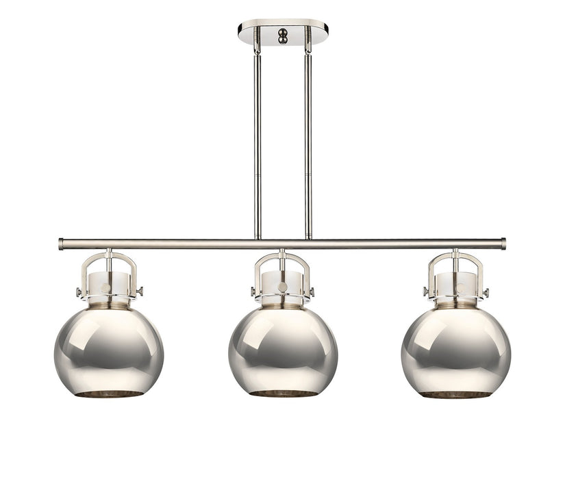 Innovations - 410-3I-PN-M410-10PN - Three Light Island Pendant - Downtown Urban - Polished Nickel