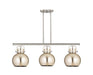 Innovations - 410-3I-SN-M410-10SN - Three Light Island Pendant - Downtown Urban - Satin Nickel