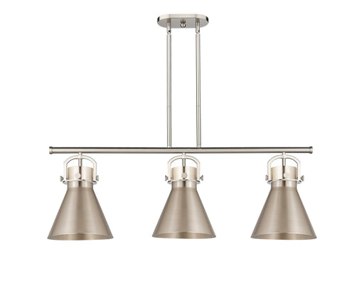 Innovations - 410-3I-SN-M411-10SN - Three Light Island Pendant - Downtown Urban - Satin Nickel